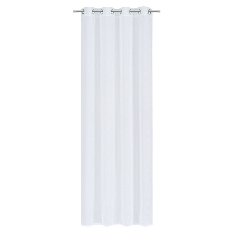 Firana z taśmą PLAIN CHIC 140x270 biały